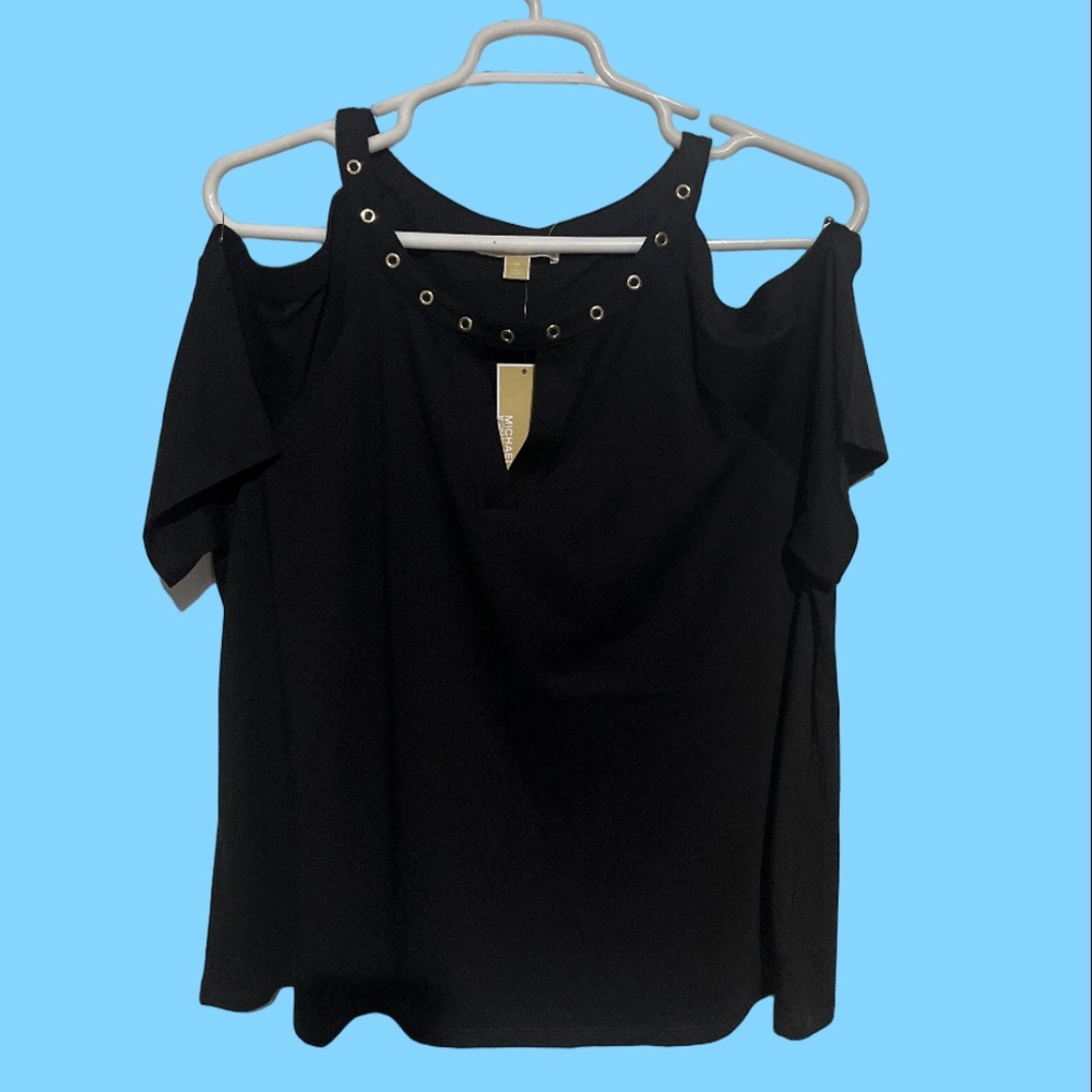 Michael Kors Women's blouse size 2XL BLACK